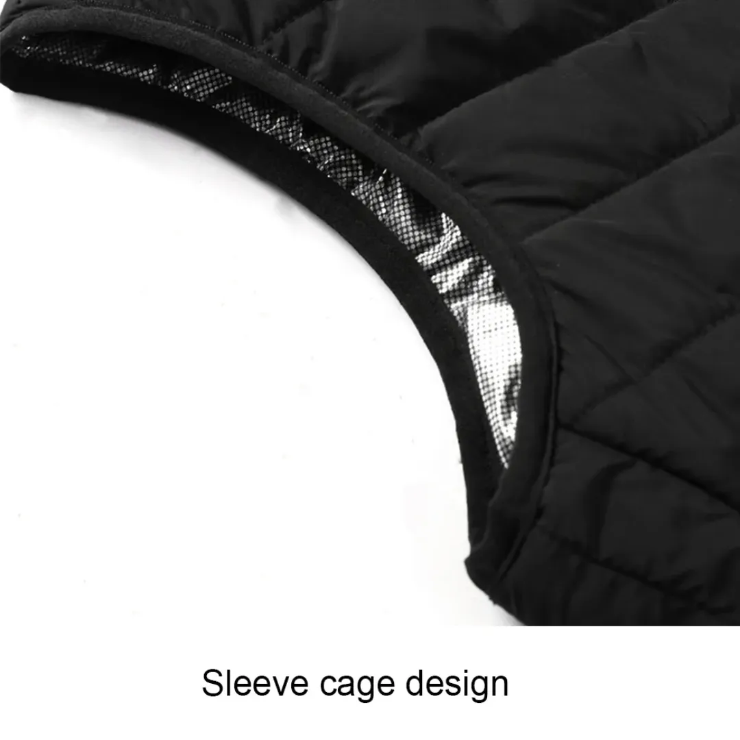 Black Heated Vest For Men