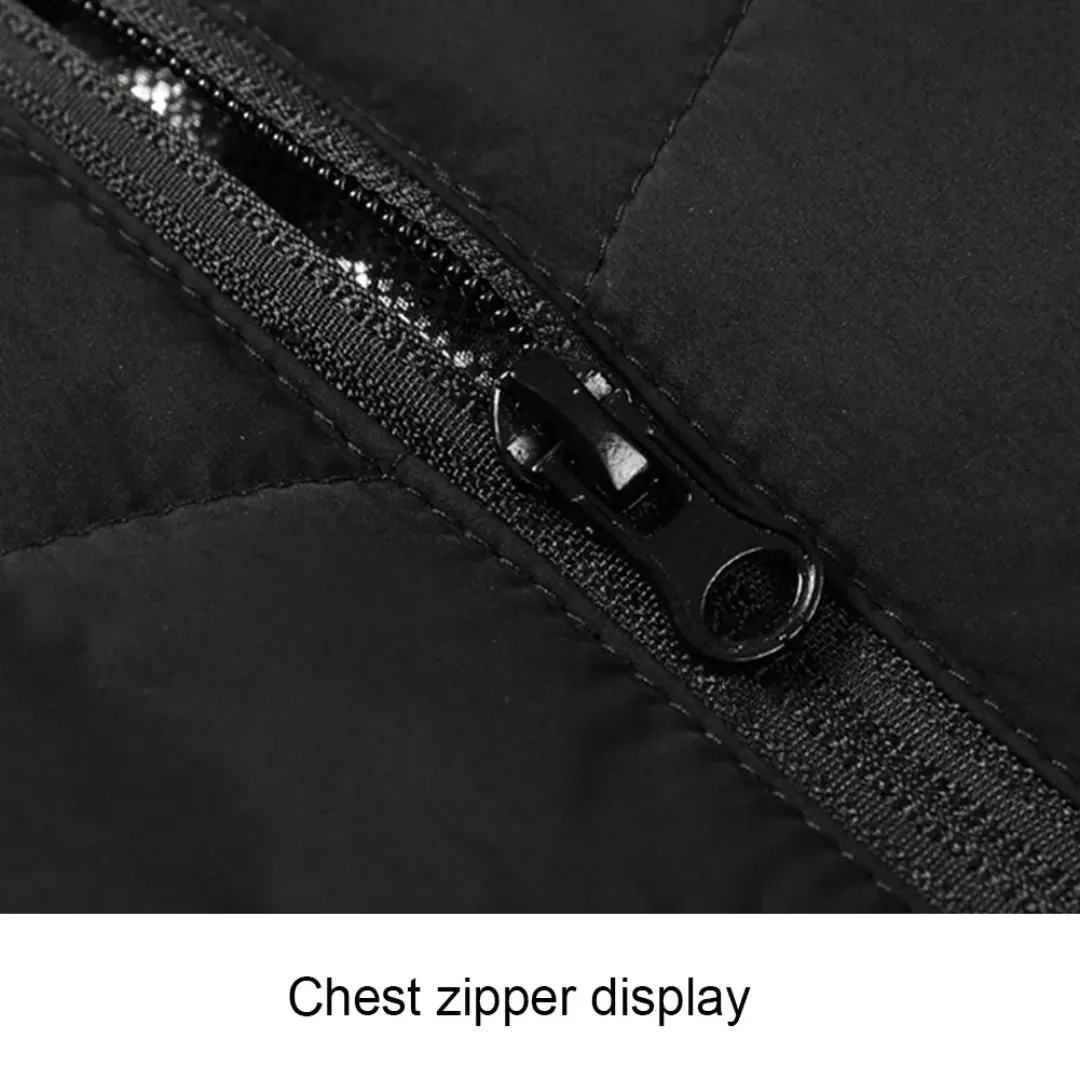 Black Heated Vest For Men