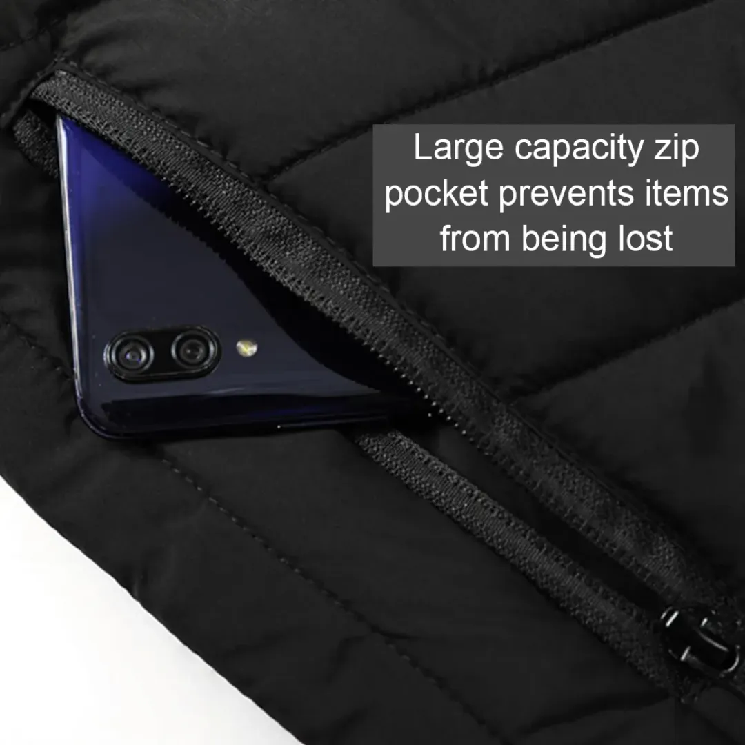 Black Heated Vest For Men