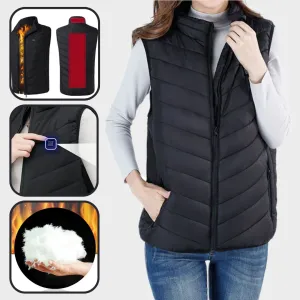 Black Heated Vest For Women