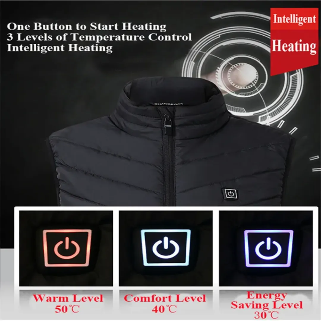 Black Heated Vest For Women