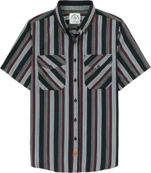Dubinik Mens Short Sleeve Button Down Mens Button Up Short Sleeve Two Pockets Soft Vintage Regular Fit Mens Casual Shirts