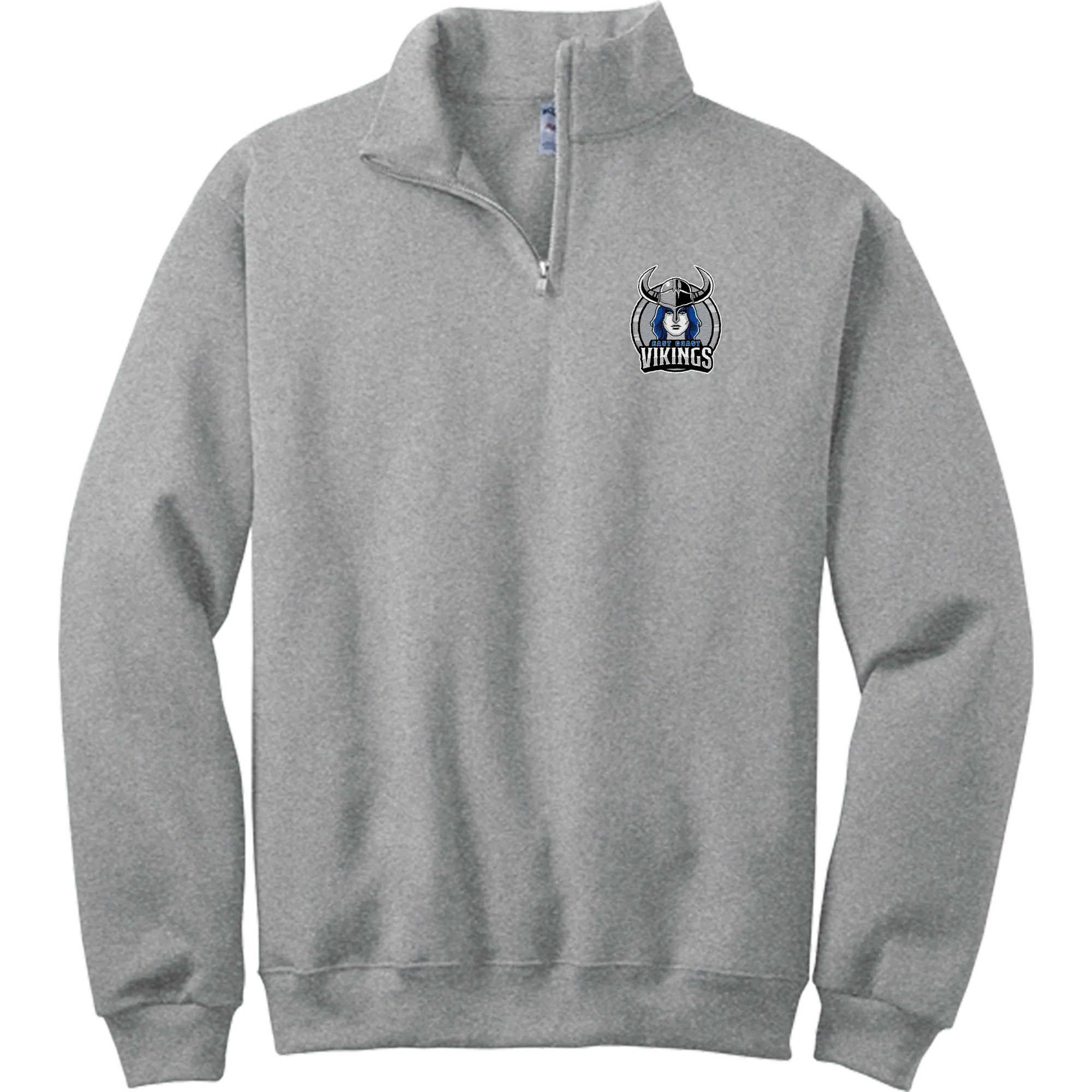 East Coast Vikings (Ladies) NuBlend 1/4-Zip Cadet Collar Sweatshirt