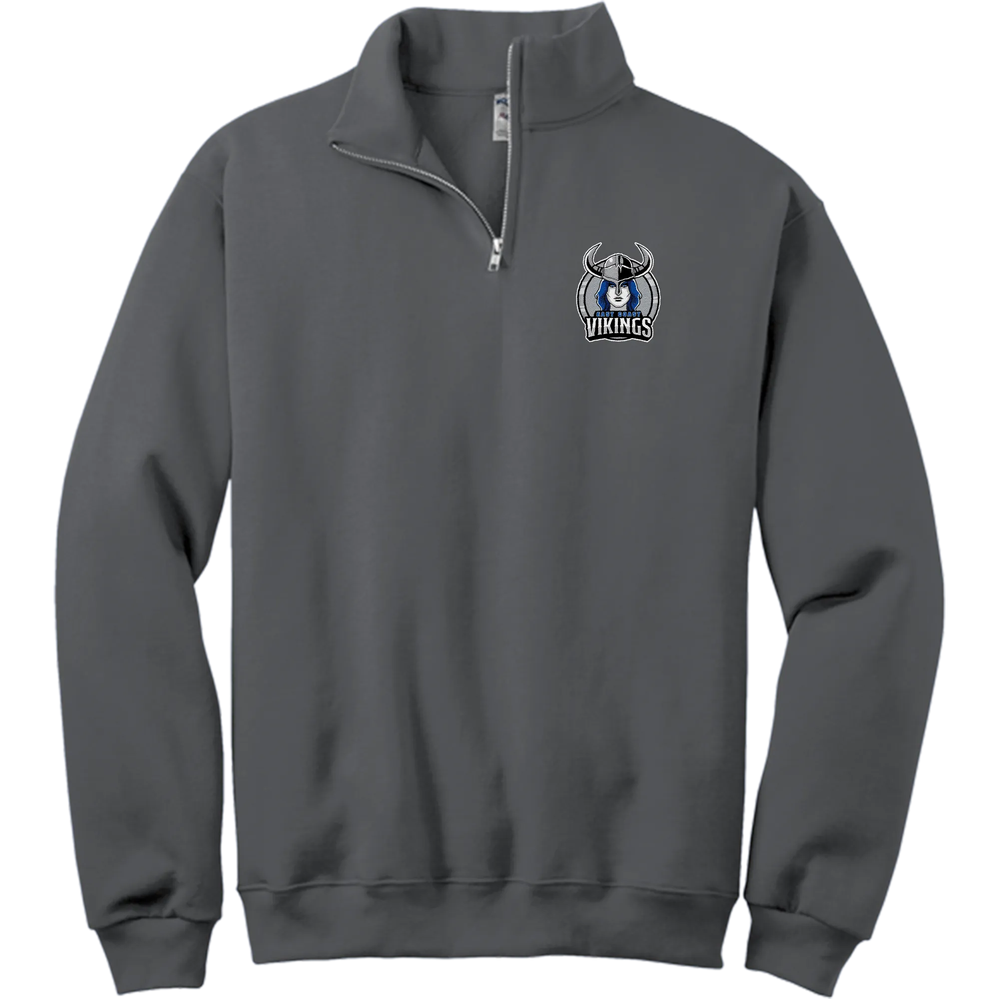East Coast Vikings (Ladies) NuBlend 1/4-Zip Cadet Collar Sweatshirt