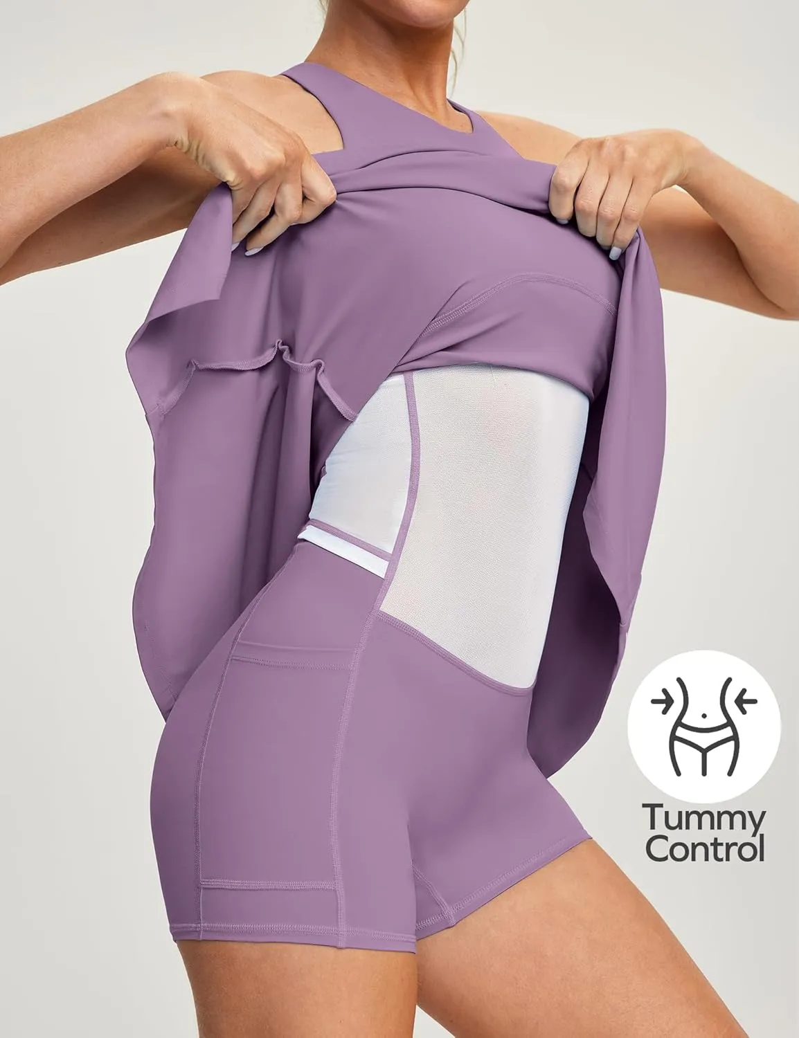 Ewedoos Tennis Dress with Shorts Underneath Athletic Dress for Women Active Workout Golf Dresses Easy Peasy