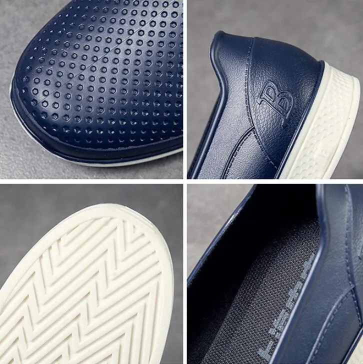 Fashion Casual Men's Non-slip Low-top Rain Boots