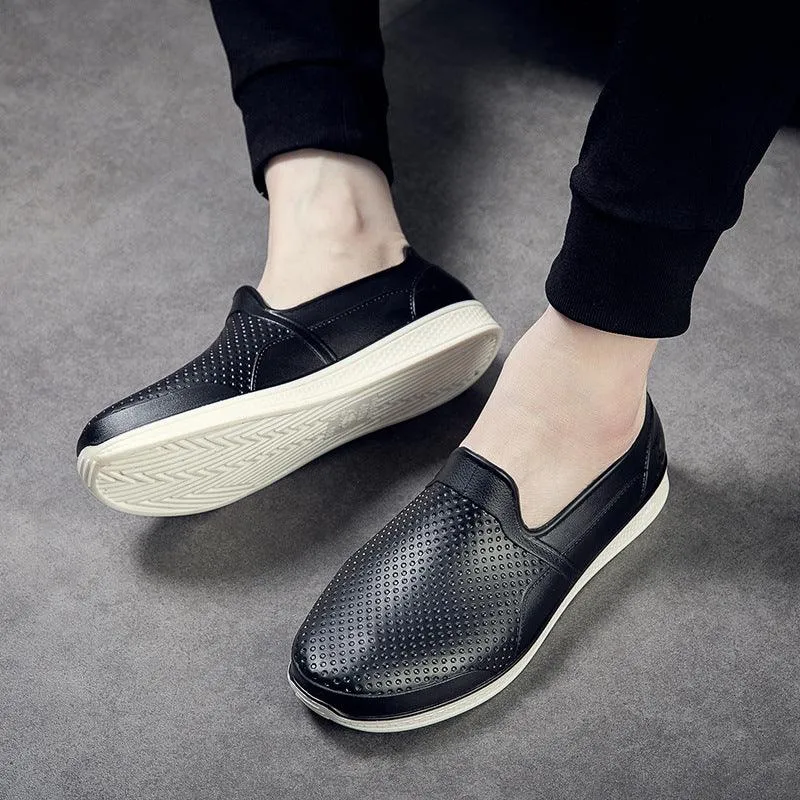 Fashion Casual Men's Non-slip Low-top Rain Boots