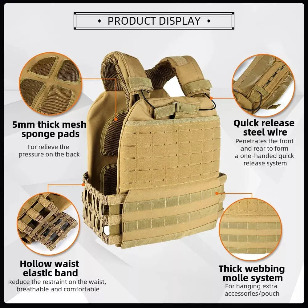 Genuine M22 GS2 RECON MOLLE Plate Laser Carrier assault Vests