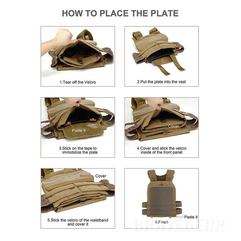 Genuine M22 GS2 RECON MOLLE Plate Laser Carrier assault Vests