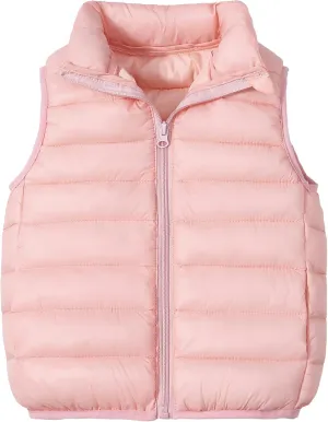 Happy Cherry Kids Boys Girls Lightweight Down Puffer Vest Sleeveless Windproof Packable Warm Winter Vest