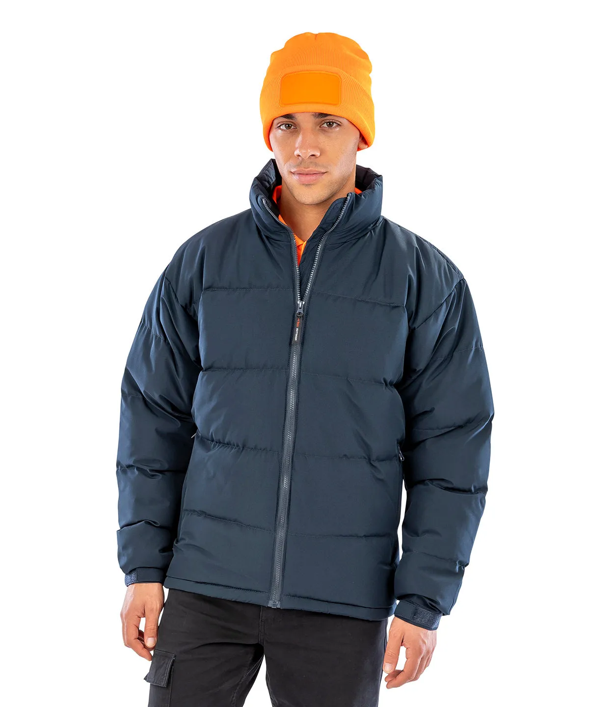 Holkham down-feel jacket | Navy