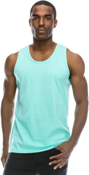 JC DISTRO Mens Hipster Hip Hop Basic Tank Top Soft Premium Cotton Jersey Shirts, Small - 3XL Available
