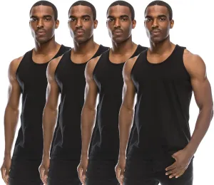 JC DISTRO Mens Hipster Hip Hop Basic Tank Top Soft Premium Cotton Jersey Shirts, Small - 3XL Available