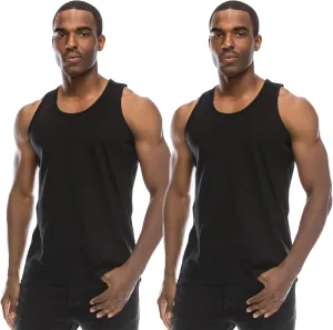 JC DISTRO Mens Hipster Hip Hop Basic Tank Top Soft Premium Cotton Jersey Shirts, Small - 3XL Available