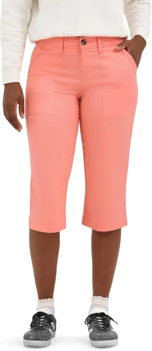 Lee womens Ultra Lux Comfort With Flex-to-go Utility Skimmer Capri Pant