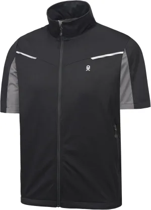 Little Donkey Andy Men's Lightweight Softshell Vests Short Sleeve Jackets for Golfing Hiking Running