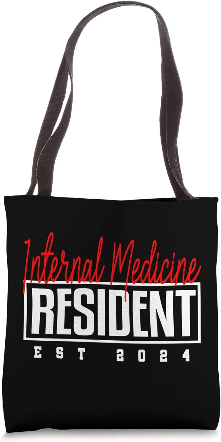 Match Day 2024 Internal Medicine Resident Residency Doctor Tote Bag