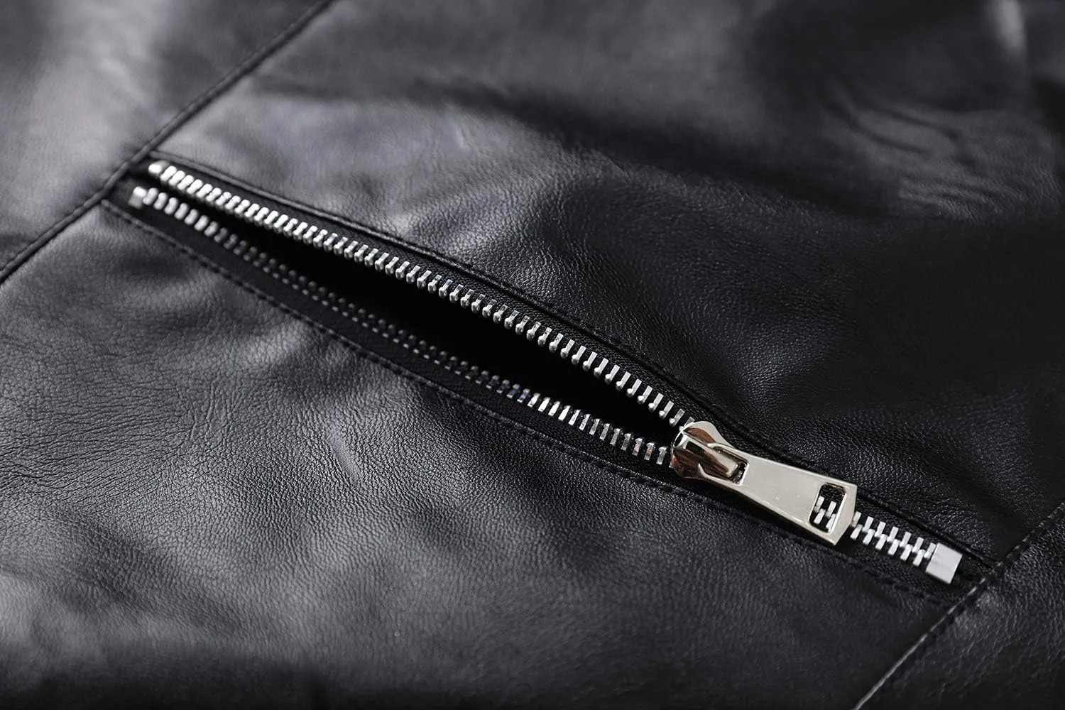 Mens Casual Slim Fit Faux Leather Jacket Fall Winter Leather Bomber Jackets