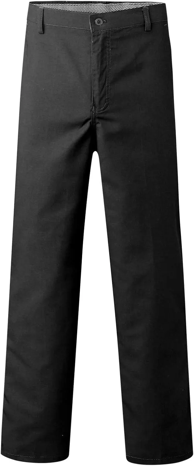 Mens Dress Pants Slim Fit Expandable Waist Work Sweatpants Business Casual Straight Leg Golf Comfort Suit Pants