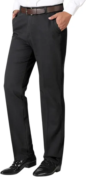 Mens Dress Pants Slim Fit Expandable Waist Work Sweatpants Business Casual Straight Leg Golf Comfort Suit Pants