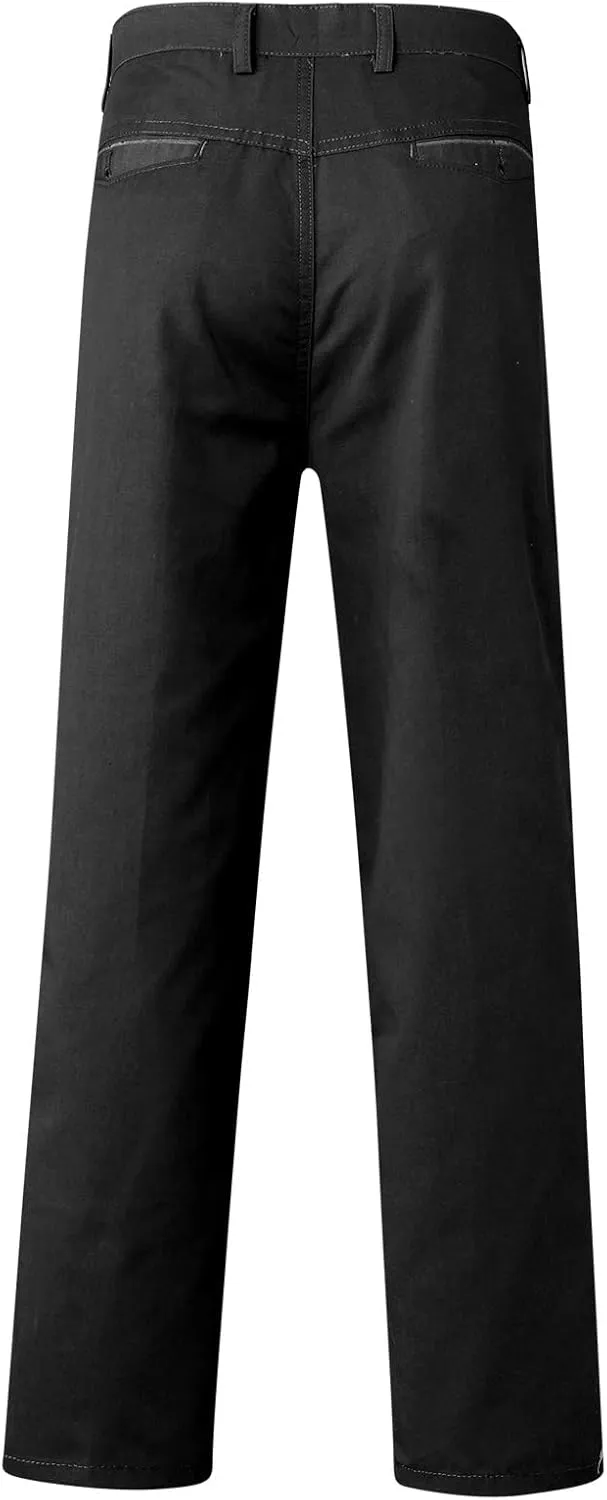 Mens Dress Pants Slim Fit Expandable Waist Work Sweatpants Business Casual Straight Leg Golf Comfort Suit Pants