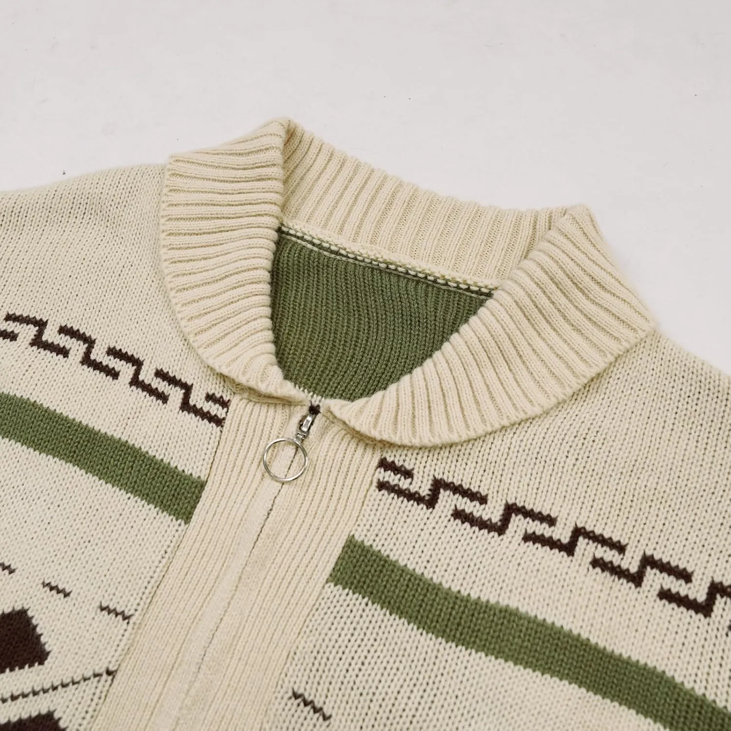 Men's Long Sleeve Casual Comfort Fit Cardigan Sweater Shawl Collar Soft Fabric