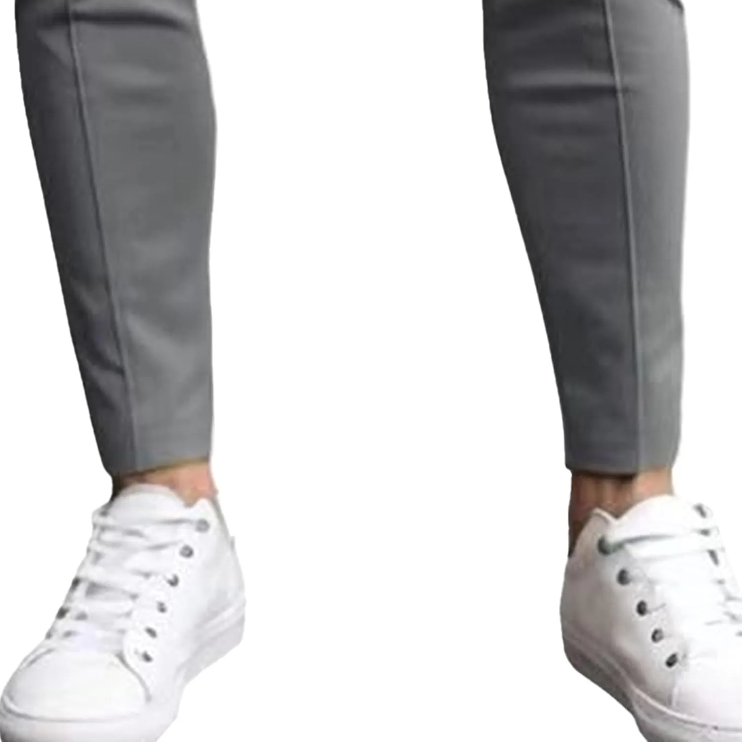 Men's Solid Business Slim Fit Dress Pants Stylish Skinny Outdoor Trousers Casual Comfort Tapered Sweatpants