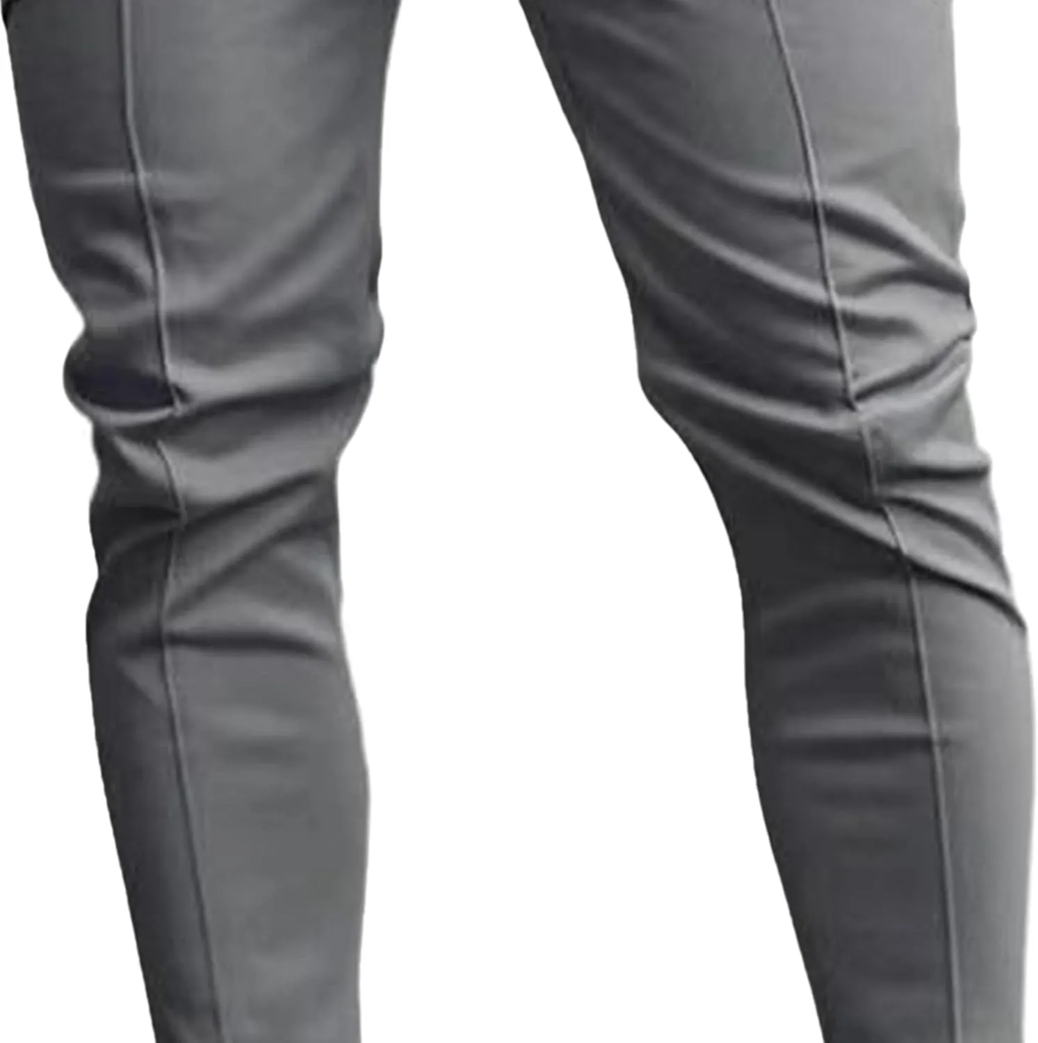 Men's Solid Business Slim Fit Dress Pants Stylish Skinny Outdoor Trousers Casual Comfort Tapered Sweatpants