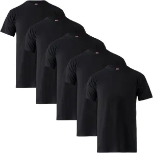 Mody Men Undershirt Round Neck Short Sleve 5-Pack, Men Undershirt, Cotton Tank Top, Soft Undershirt for Men