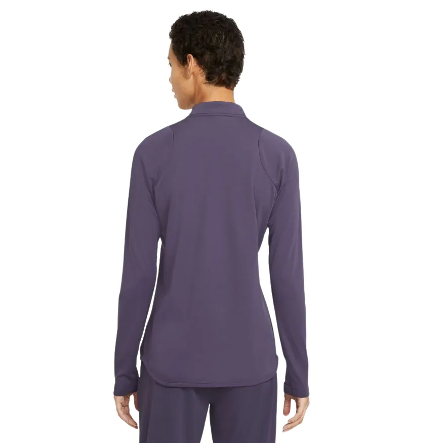 Nike Dri-FIT Academy Women's Soccer Drill Top-	DARK RAISIN/SIREN RED