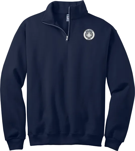 NJ Jets NuBlend 1/4-Zip Cadet Collar Sweatshirt