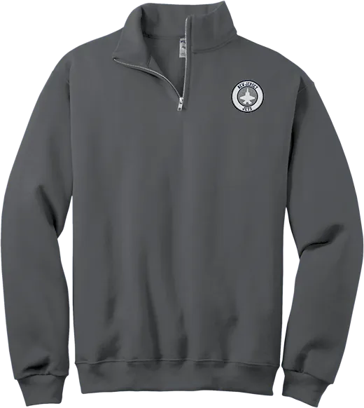 NJ Jets NuBlend 1/4-Zip Cadet Collar Sweatshirt