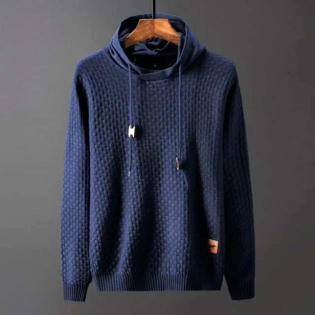 Patchwork Long Sleeve Slim Fit Knitted Sweater