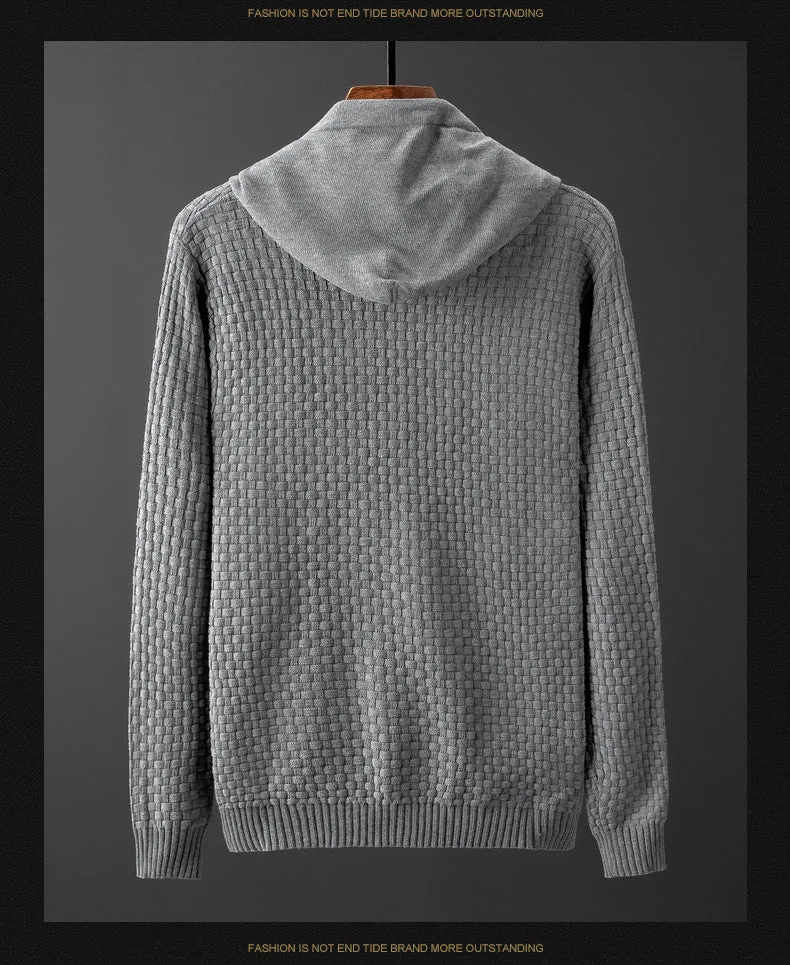 Patchwork Long Sleeve Slim Fit Knitted Sweater