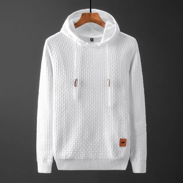 Patchwork Long Sleeve Slim Fit Knitted Sweater