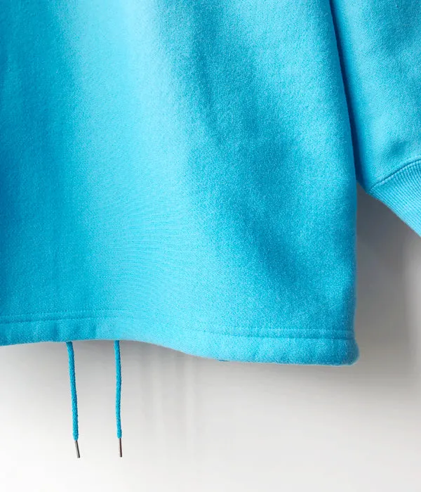 PHEENY/ATHLETIC FLEECE HALF ZIP P/O(BLUE)