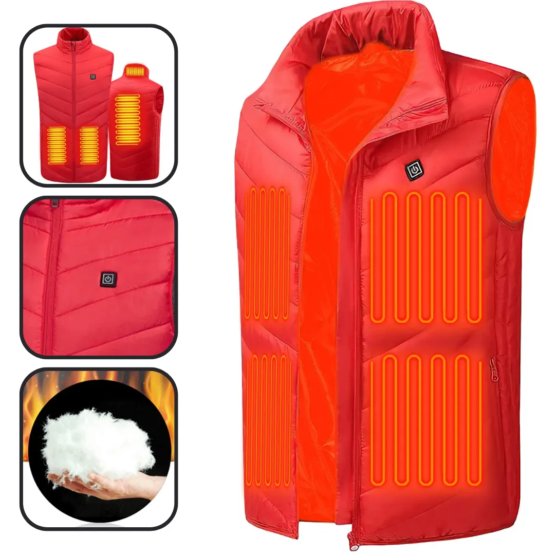 Red Heat Vest For Women