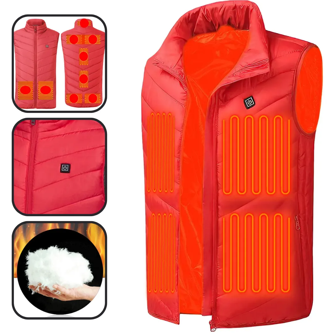 Red Heat Vest For Women