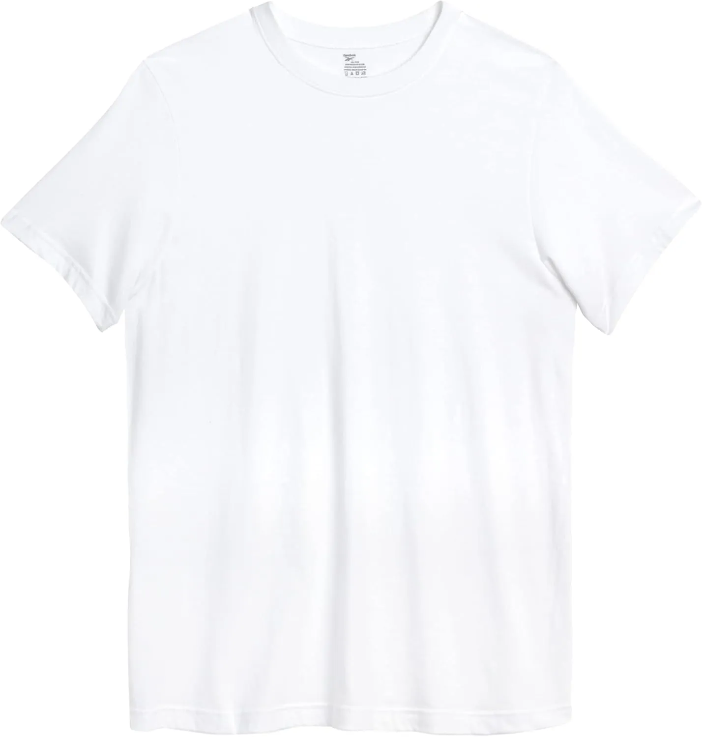 Reebok Mens Undershirts  10 Pack Soft Breathable Crew Neck Mens T-Shirts - Lightweight White Cotton Shirts for Men (S-XL)
