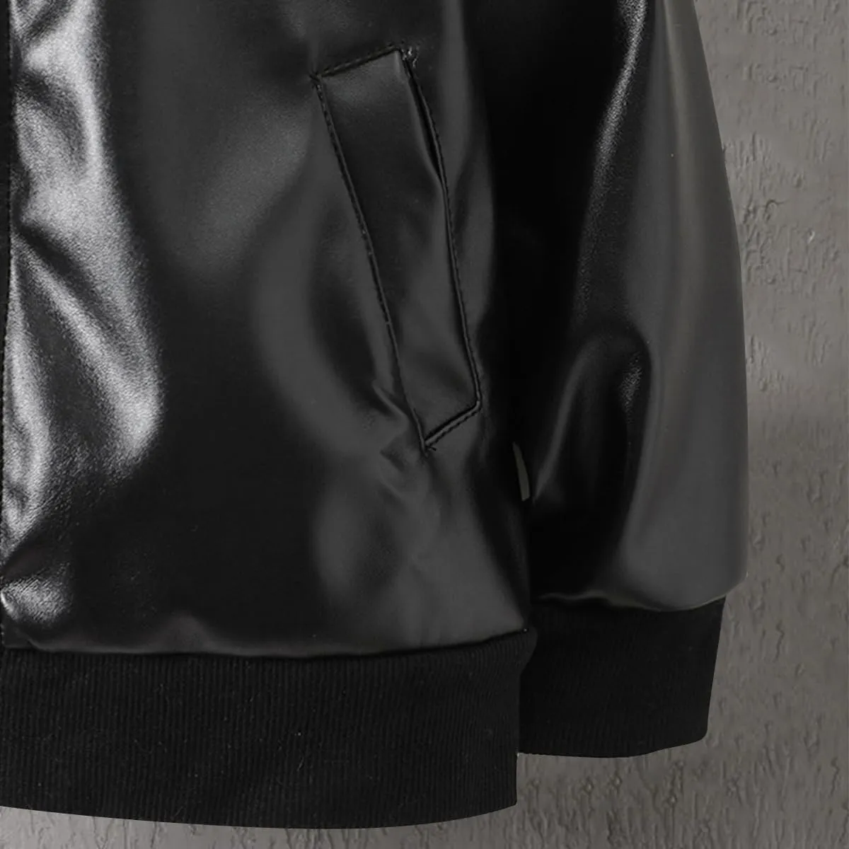 Toddler Kids Boys Jackets Motorcycle Faux Leather Coats Fall Winter Outerwear Coat