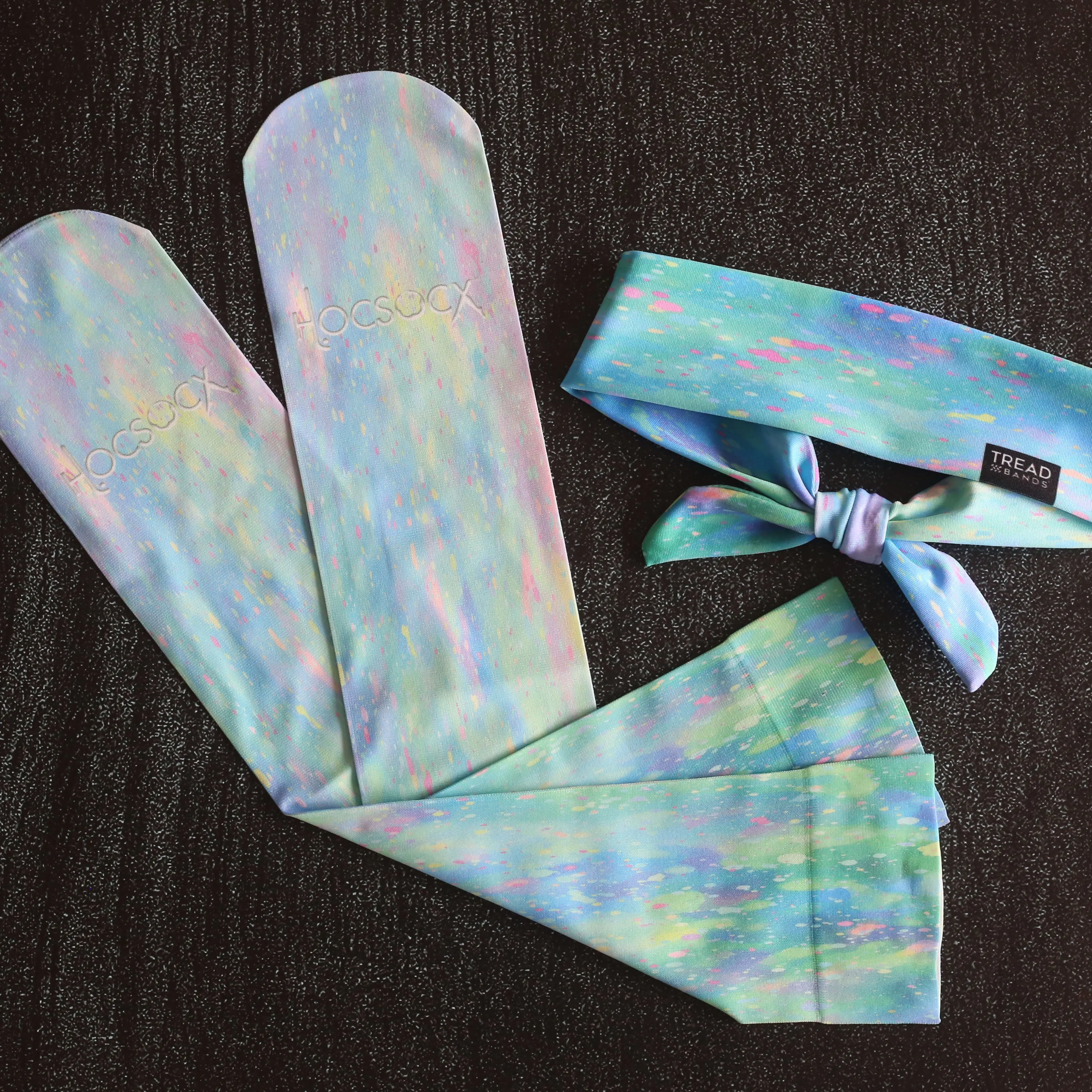 TreadBands and HocSocx Bundle - Opal Splatter