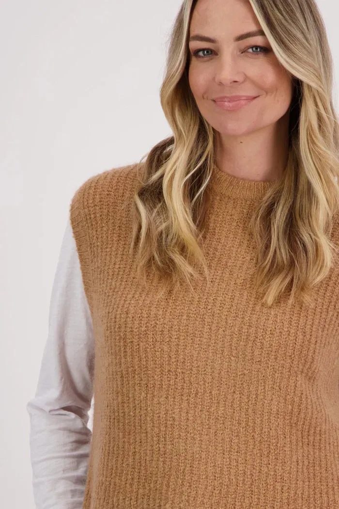 Vickie Vest / Taupe