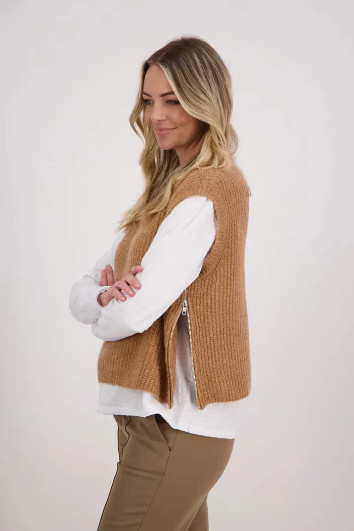 Vickie Vest / Taupe