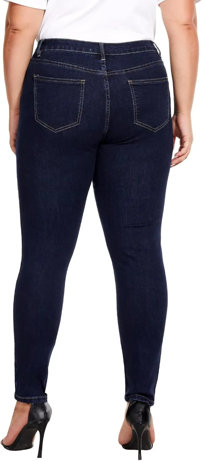 VIPONES Women Jeans High Waisted Skinny Stretchy Soft Slim Fit Distressed Comfy Classic Jeggings Denim Pants