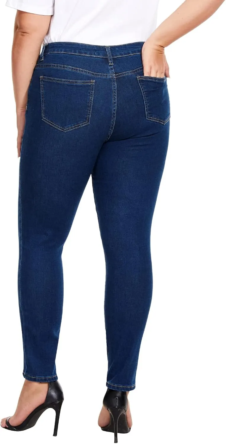 VIPONES Women Jeans High Waisted Skinny Stretchy Soft Slim Fit Distressed Comfy Classic Jeggings Denim Pants