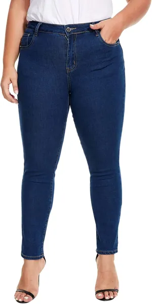 VIPONES Women Jeans High Waisted Skinny Stretchy Soft Slim Fit Distressed Comfy Classic Jeggings Denim Pants