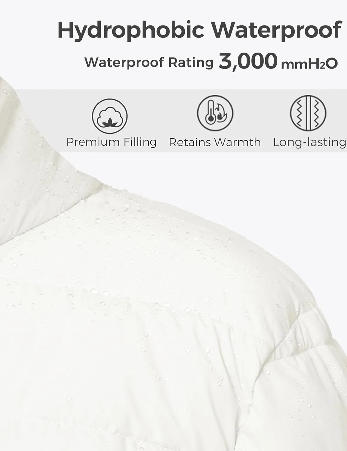 wantdo Women's Plus Size Lightweight Jackets Full-Zip Quilted Warm Jacket with Hood