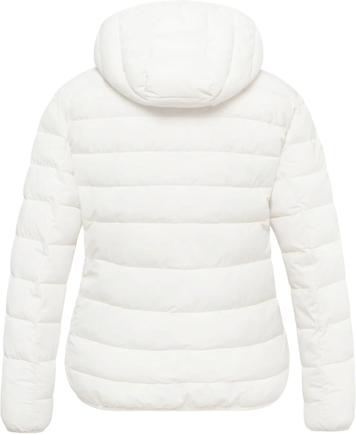 wantdo Women's Plus Size Lightweight Jackets Full-Zip Quilted Warm Jacket with Hood