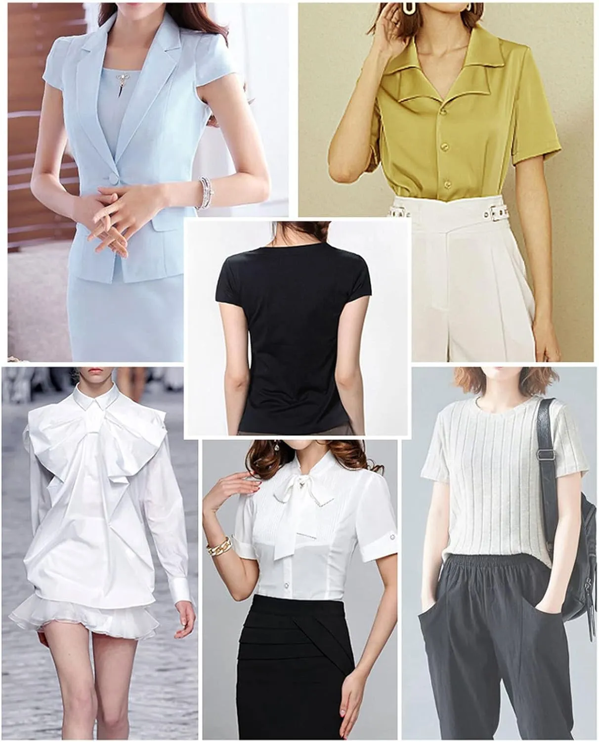 Women Soft Underwear Lingerie Tops 2 in 1 Built-in Shoulder Pad Short Sleeves Ladies Padded Tank Top Shirt
