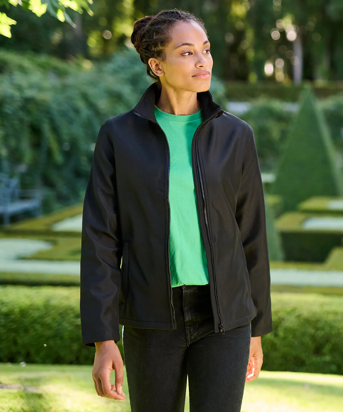 Womens Ablaze printable softshell | New Royal